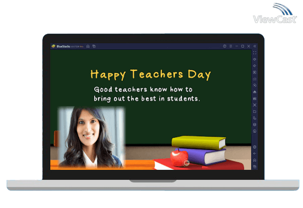 Run Teachers Day Wish Photo Editor Frame Maker on PC