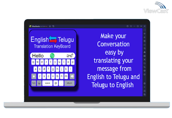 Run Telugu Keyboard - English to Telugu Keypad Typing on PC