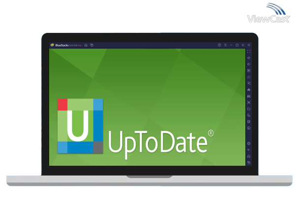 Run UpToDate for Android on PC