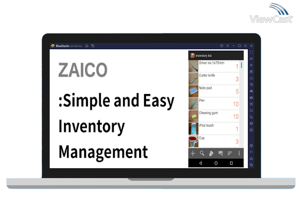 Run ZAICO - Inventory management on PC